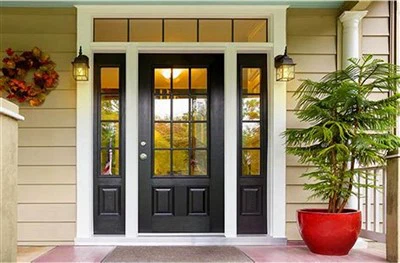 Metall -Doppel -Vordertüren